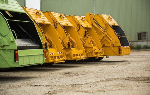 Residential area in Wanstead with skip placement